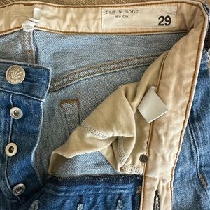 Rag & Bone Jeans Maya High Rise Ankle Straight sz 29